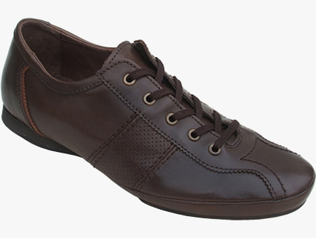 ADAM dark brown leather mens dance shoes