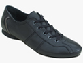 ADAM black mens leather dance shoes